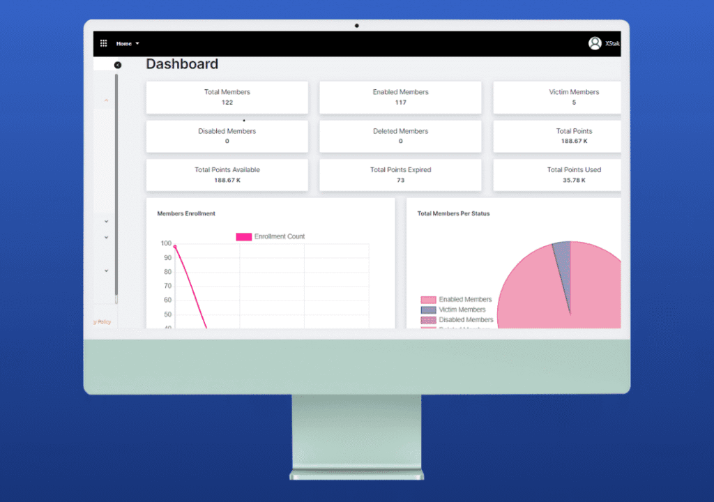Loyalty Management System (LMS) — project interface