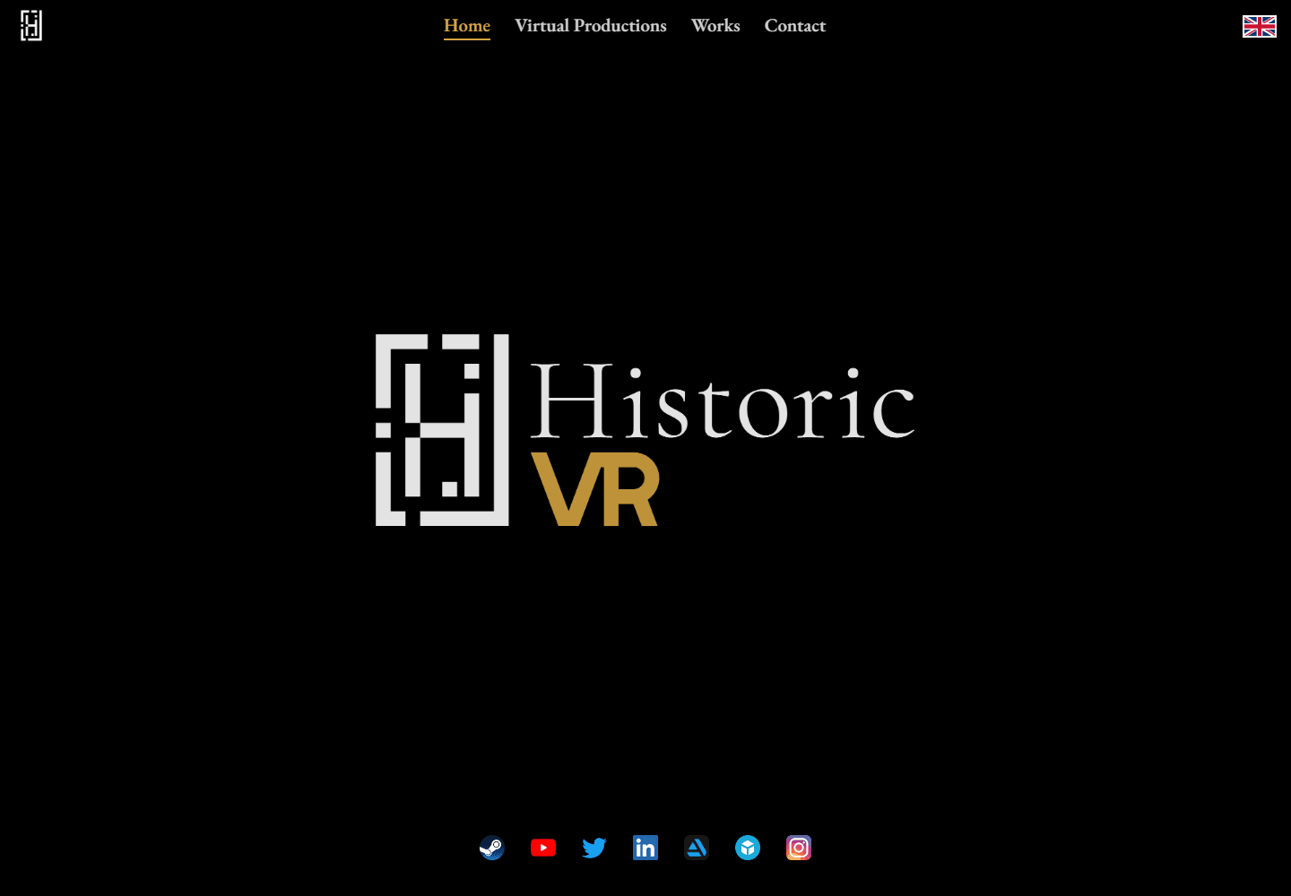 Historic VR — Immersive History & Heritage — project interface
